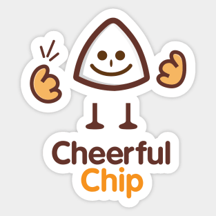 Cheerful Chip Expression Sticker